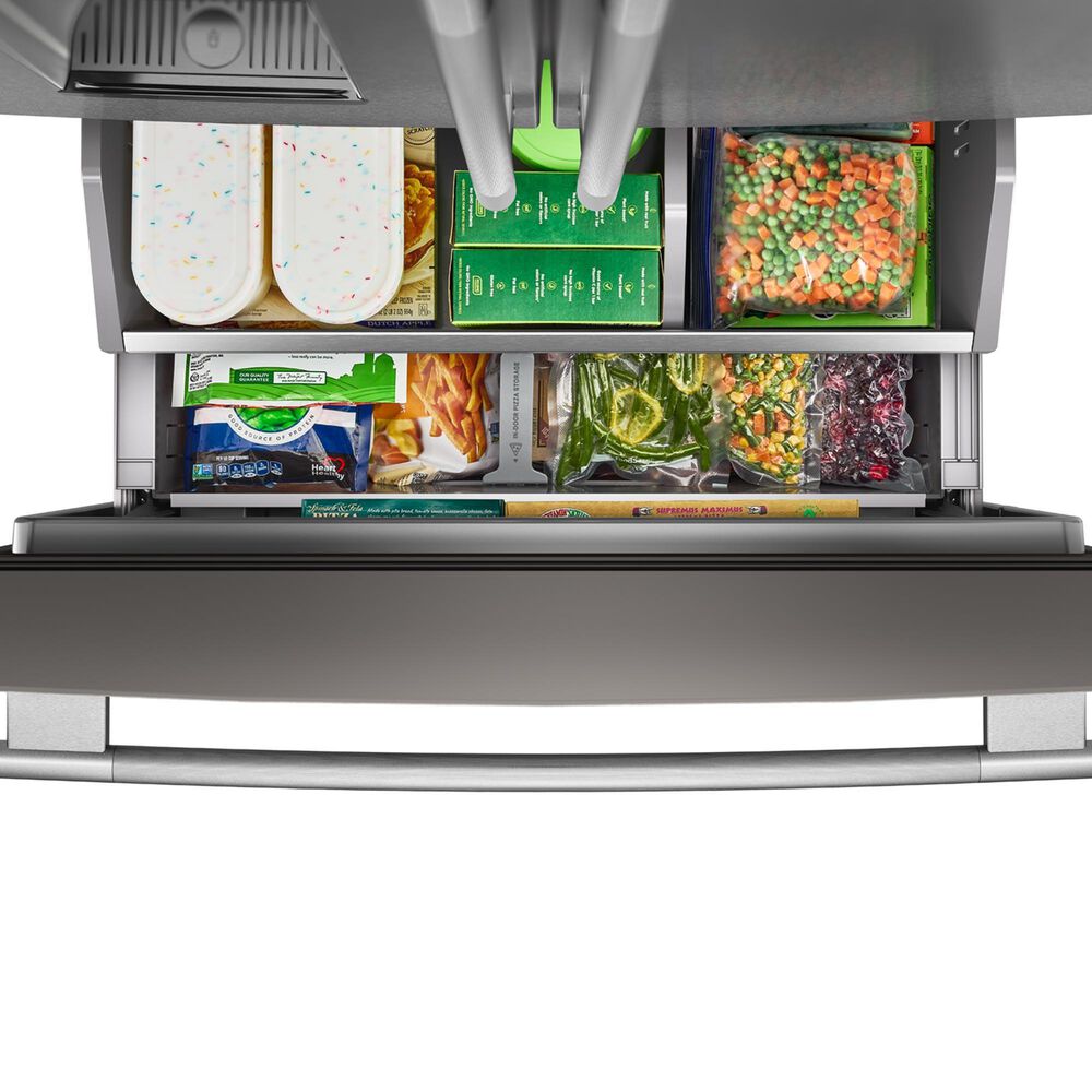 KitchenAid 23.1 Cu. Ft. Freestanding French Door Refrigerator with Intelligent Auto Fill in PrintShield Stainless Steel, , large