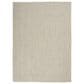 Nourison Courtyard Ivory and Silver 5" x 7" Indoor/Outdoor Area Rug, , large