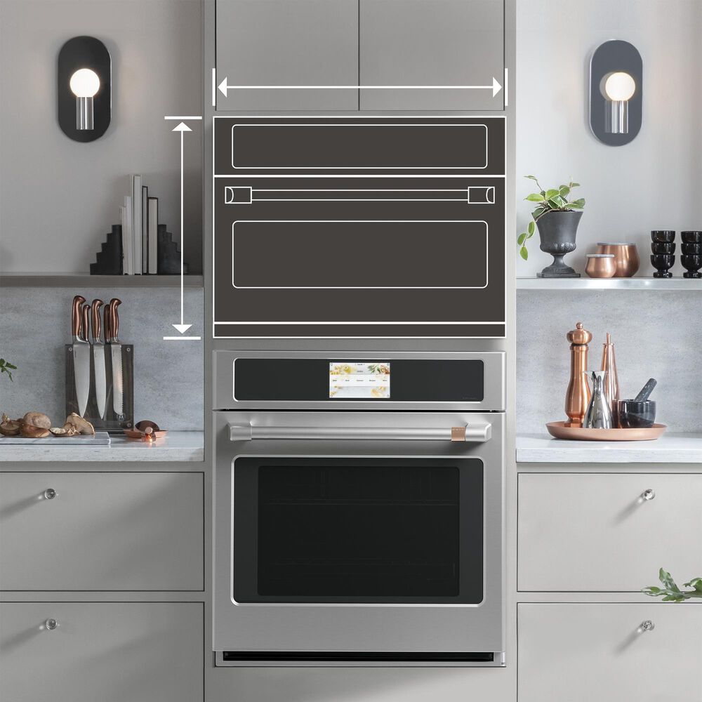 Cafe 1.7 Cu. Ft. 30&quot; Built-In Smart Microwave Oven with 120V Advantium Technology in Platinum Glass, , large