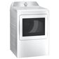 GE Profile 7.4 Cu. Ft. Electric Dryer with Sanitize Cycle and Sensor Dry in White, , large