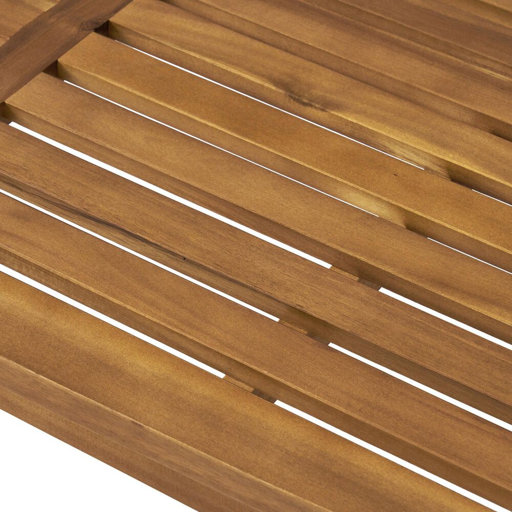 Hearth and Haven Loja Patio Bench in Teak, , large