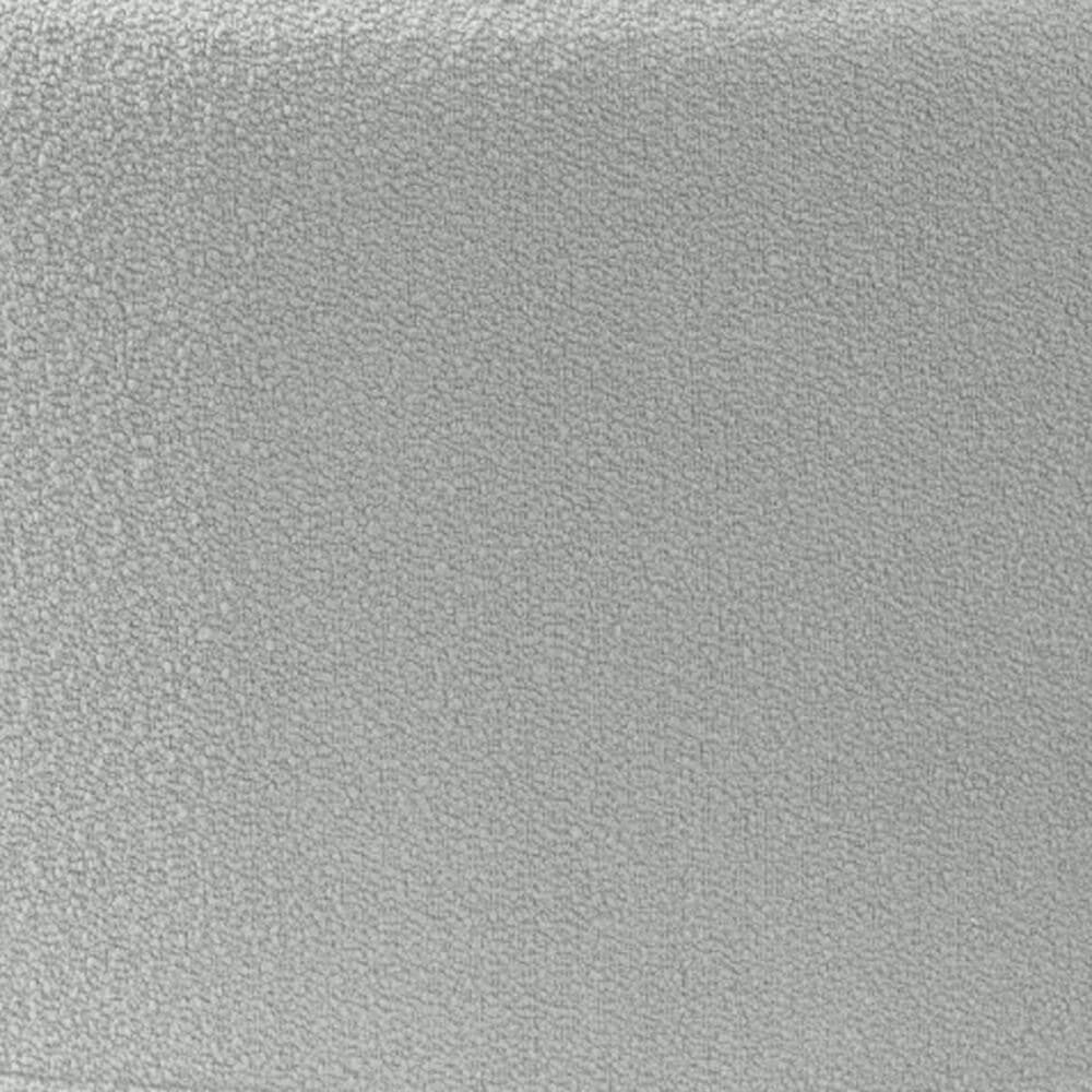 Jaxx Candler Boucle Fabric Ottoman in Silver, , large