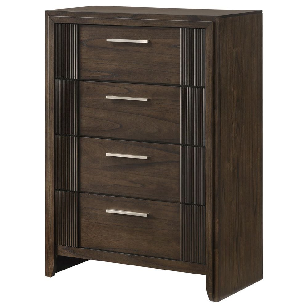 Everly Living Branx Chest in Antique Brown Finish, , large