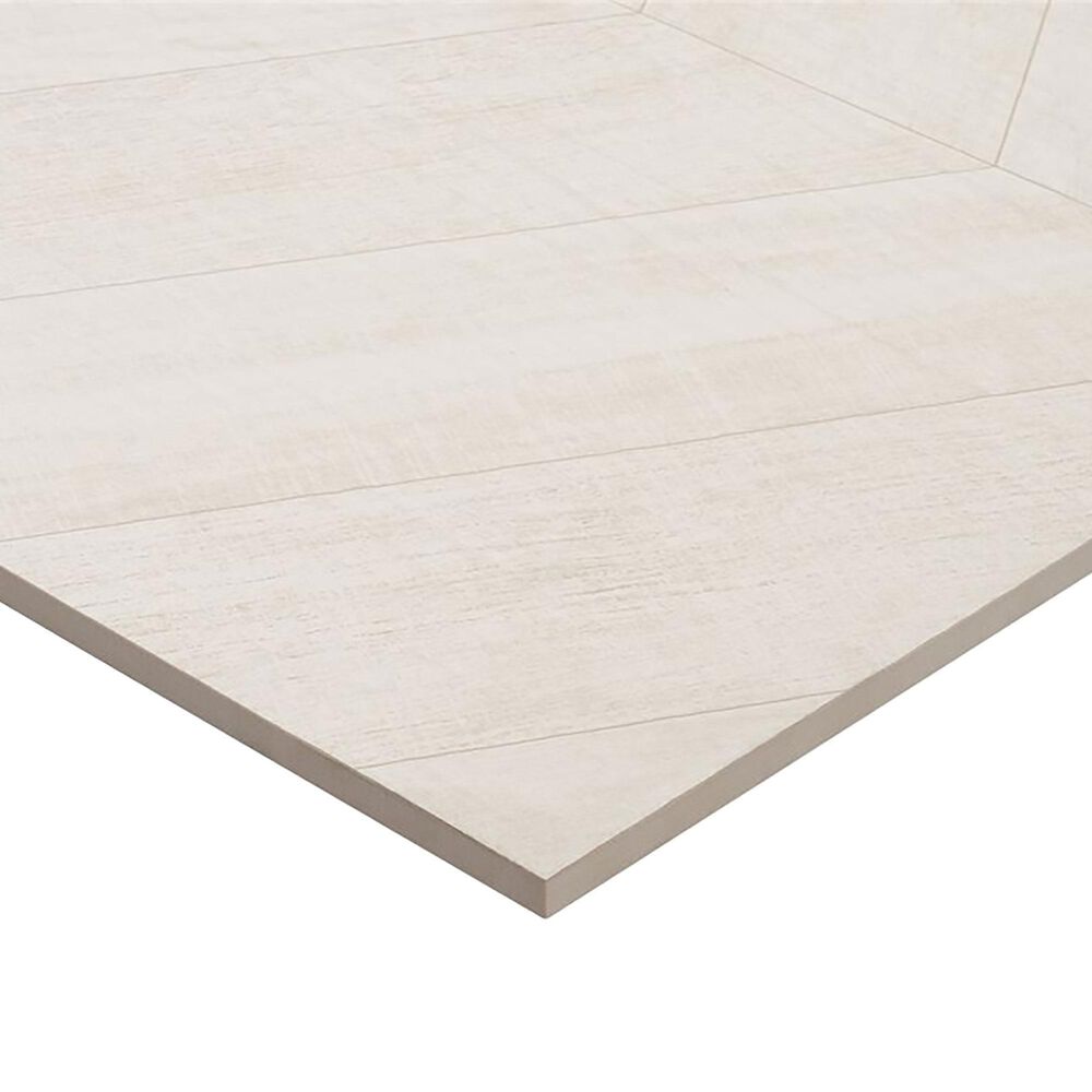 Soho Studio Elan Chevron White 24&quot; x 48&quot; Porcelain Tile, , large
