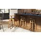 Jennifer Taylor Home Spencer Adjustable Stool in Natural Brown, , large