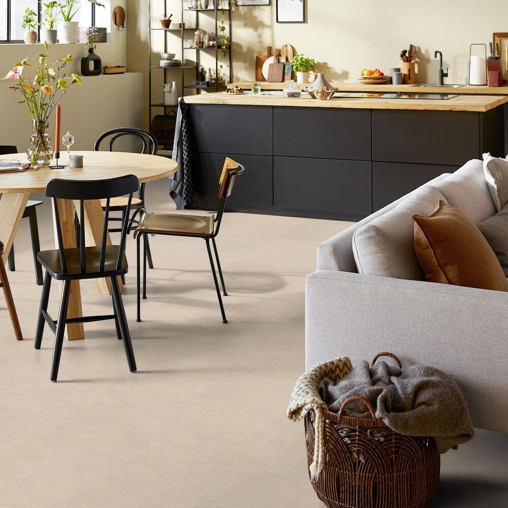 Forbo Marmoleum Cinch Loc Seal 12&quot; x 12&quot; Laminate Tile in Edelweiss, , large