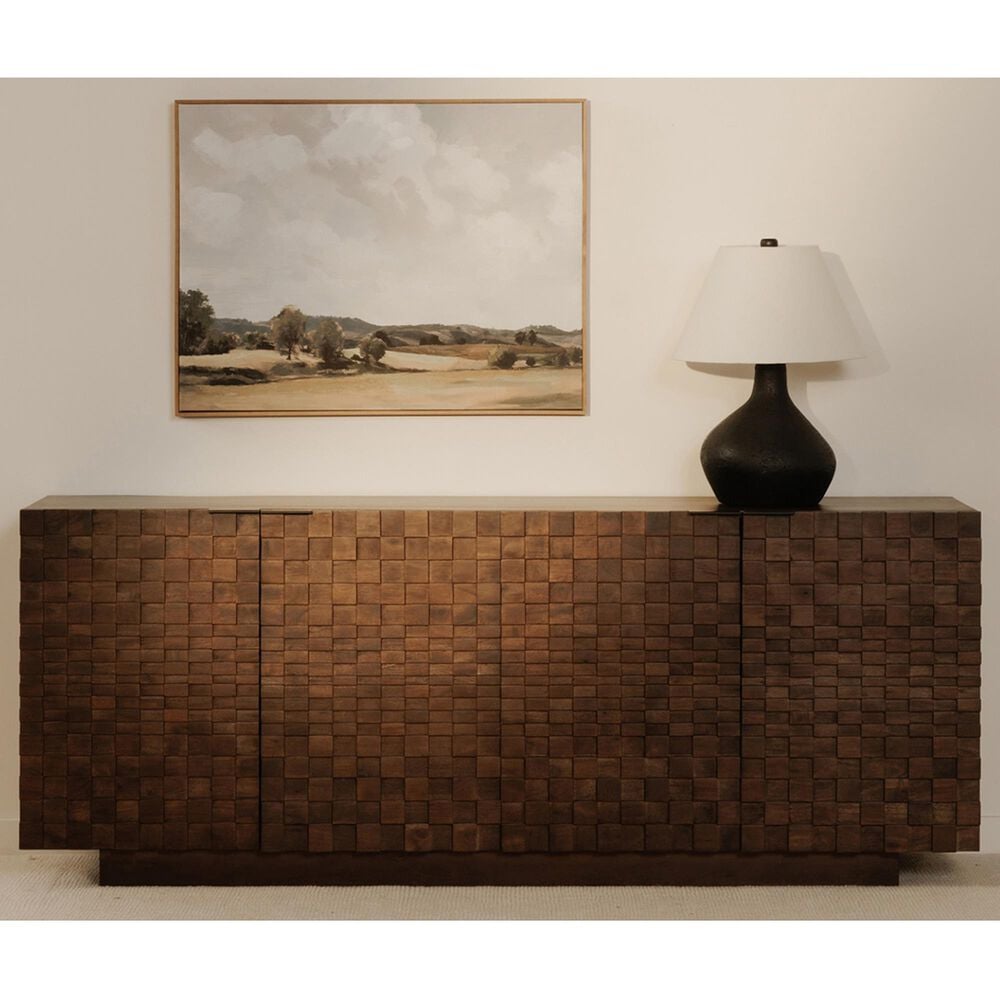 Moe&#39;s Home Collection Easton 4-Door Sideboard in Brown, , large