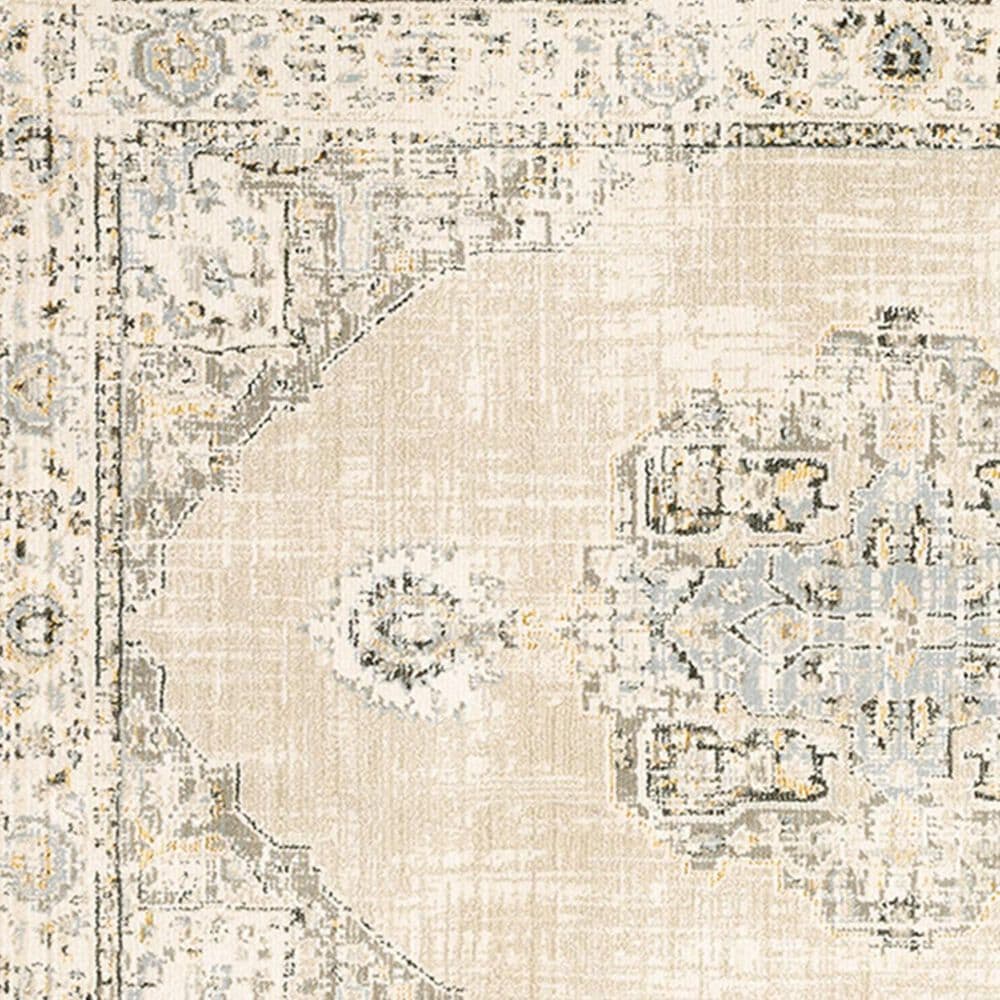 Oriental Weavers Andorra 303D 5&#39;3&quot; x 7&#39;3&quot; Beige Area Rug, , large