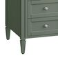 James Martin Vanities Brittany 36" Single Bathroom Vanity in Smokey Celadon with 3 cm Victorian Silver Quartz Top and Rectangular Sink, , large