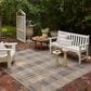 Loloi II Birch 3"6" x 5"6" Bone and Gold Indoor/Outdoor Area Rug, , large