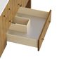 James Martin Hudson 60" Single Bathroom Vanity in Honey Oak with 3 cm Victorian Silver Silestone Top, Rectangular Sink and FreePower Wireless Charger, , large