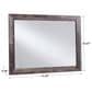 Ashley Derekson Youth Bedroom Mirror in Walnut and Gray, , large