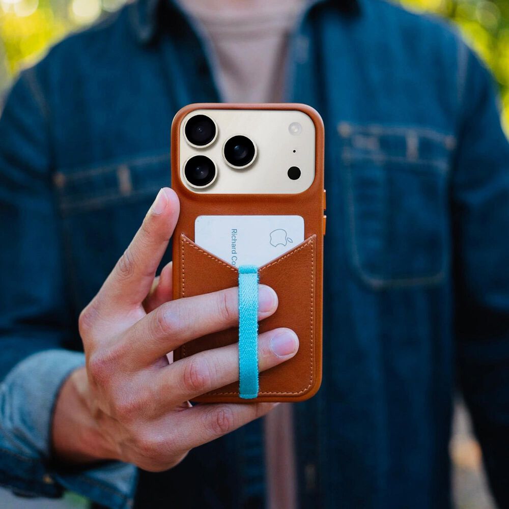 Bluebonnet Cases Leather iPhone 17 Pro Max Wallet Case - Saddle Tan, , large