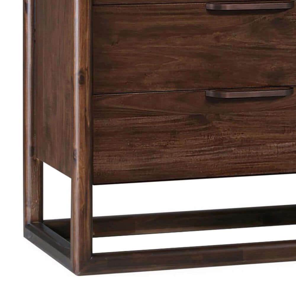 Urban Home Sol 6-Drawer Dresser and Mirror in Brown Spice, , large