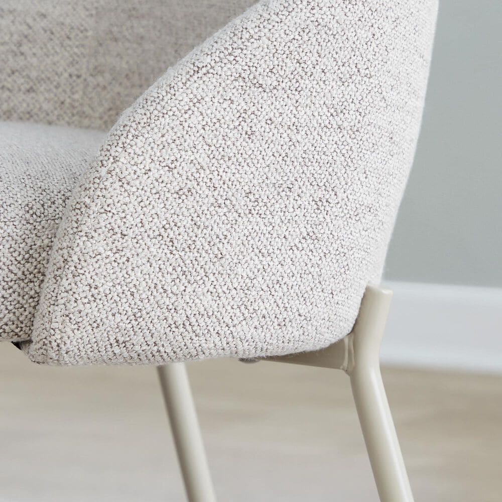 Lumisource York Side Chair with Oatmeal Upholstered in Latte (Set of 2), , large