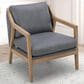 Kuka (Hk) Trade Co Lmt Motion Accent Chair in Aline Storm Blue, , large