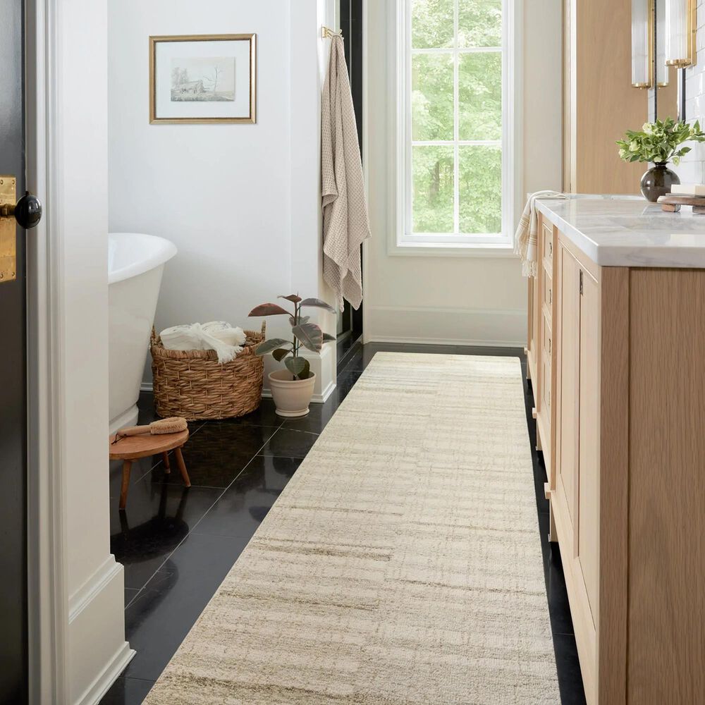 Chris Loves Julia x Loloi Chris 2&#39;6&quot; x 7&#39;6&quot; Natural and Sage Runner, , large