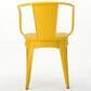 Hearth and Haven Colmar 3-Piece Outdoor Bistro Set in Yellow, , large