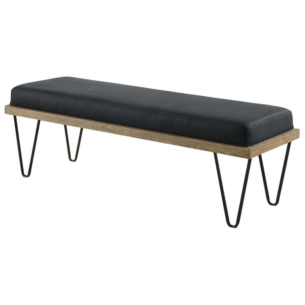 37B Bench in Black and Natural, , large