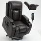 Hearth and Haven Power Lift Recliner in Brown, , large