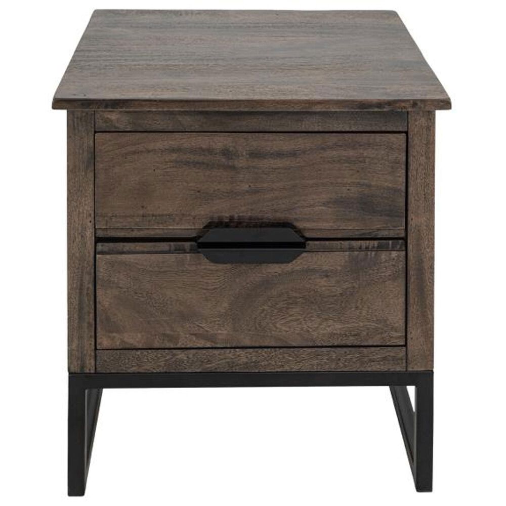 Fallridge Dark Mita End Table in Stained Dark, , large