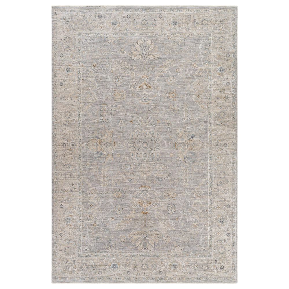 Surya Avant Garde AVT-2304 6'7" x 9'6" Gray, Beige and Denim Area Rug, , large