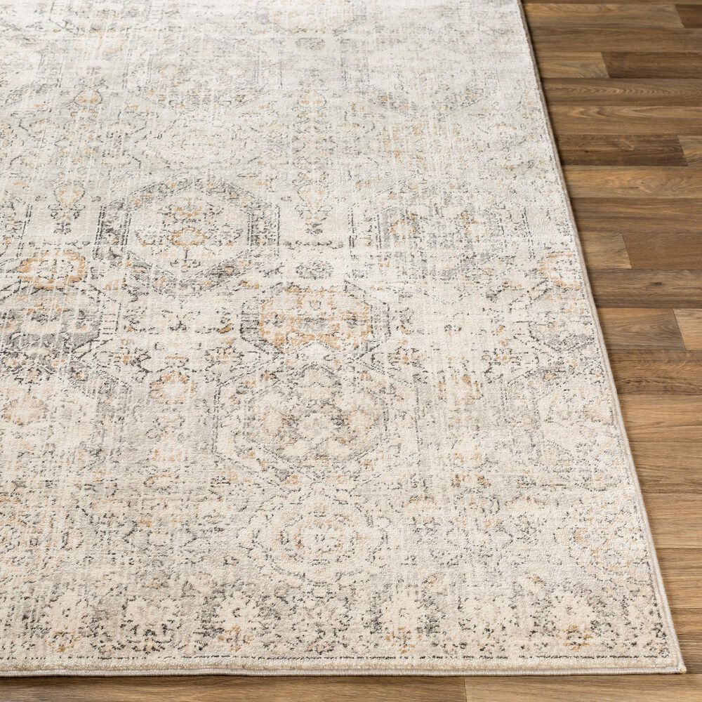 Surya Indigo IGO-2306 6&#39;9&quot; x 9&#39; Black and Beige Area Rug, , large