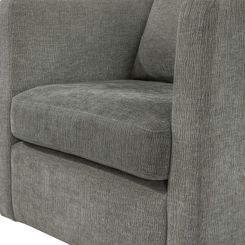Hearth and Haven Sutton Swivel Chair in Gray, , large
