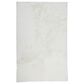 Feizy Luxe Velour White 4" x 6" Area Rug, , large