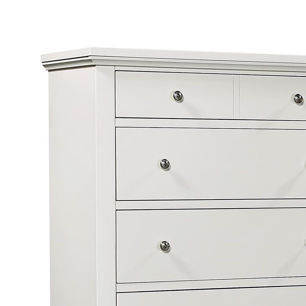 Riva Ridge Cambridge 5-Drawer Chest in White, , large