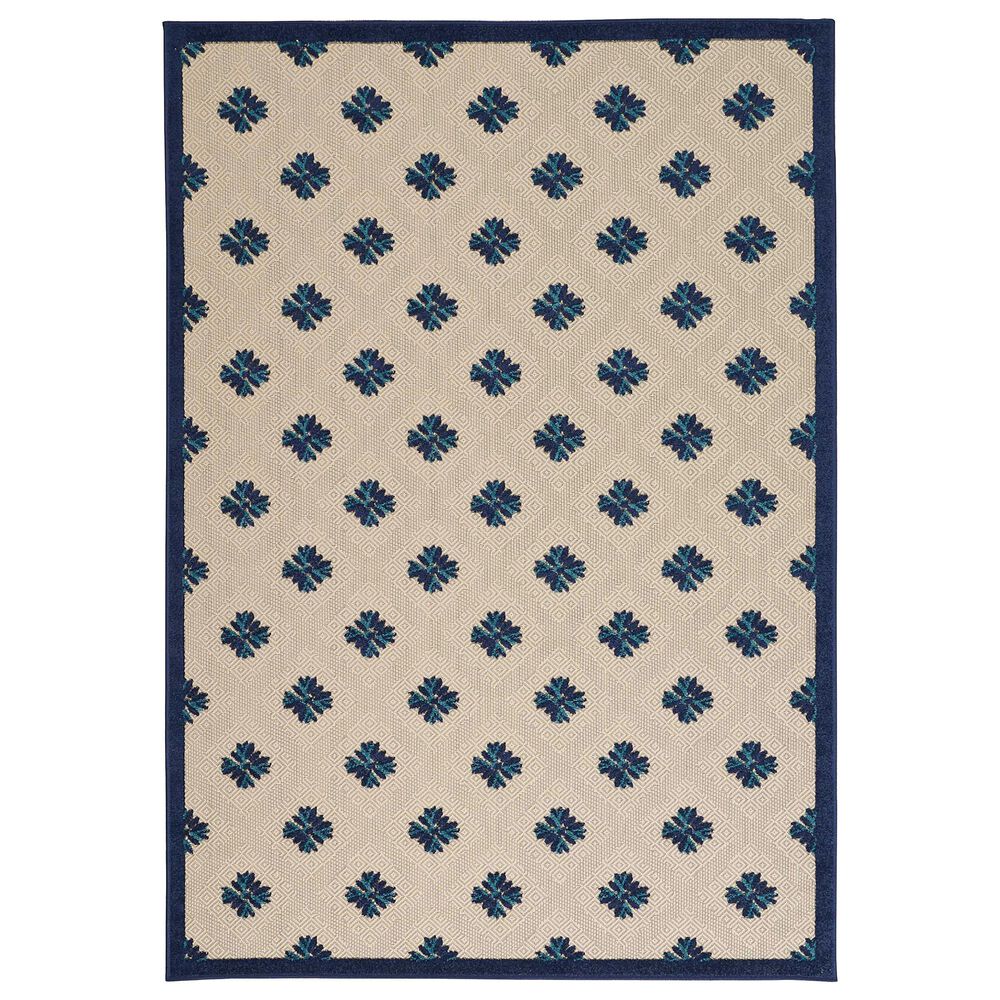 Nourison Aloha ALH02 9'6" x 13' Navy Area Rug, , large