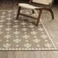 ROW by Oriental Weavers Zarina Floral Beige and Ivory 6"7" x 9"2" Indoor/Outdoor Area Rug, , large