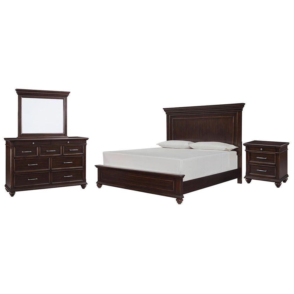 Signature Design by Ashley Brynhurst 4 Piece Queen Bedroom Set in Dark Brown, , large