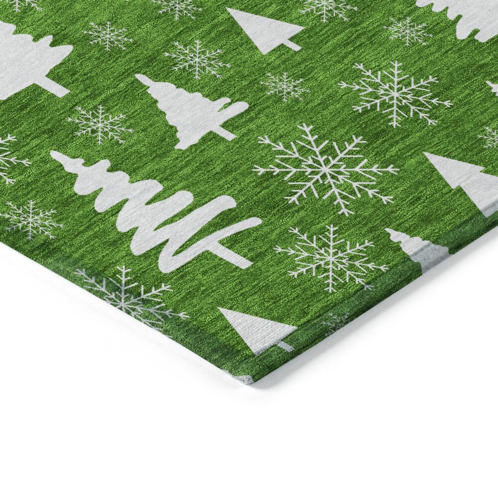 Dalyn Rug Company Wonderland WN23 2&#39;3&quot; x 7&#39;6&quot; Emerald Indoor/Outdoor Runner, , large