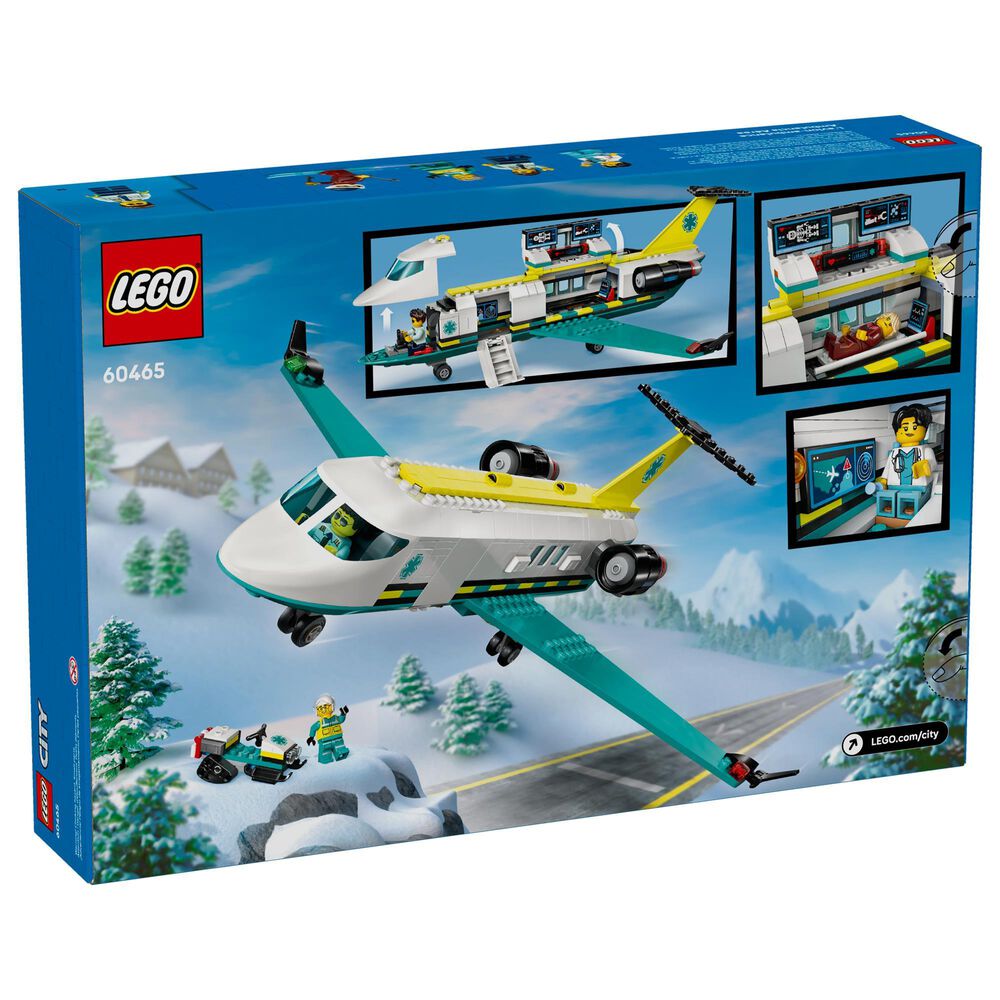 LEGO Emergency Air Ambulance Airplane Building Set, , large