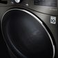 LG 5.0 Cu. Ft. Front Load Washer and 7.4 Cu. Ft. Electric Dryer with TurboWash 360 Laundry Pair in Black Steel, , large