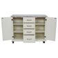 Homestyles Seaside Lodge Kitchen Cart in White, , large
