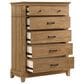 New Heritage Design Sunstone 5-Piece King Bedroom Set in Honey, , large