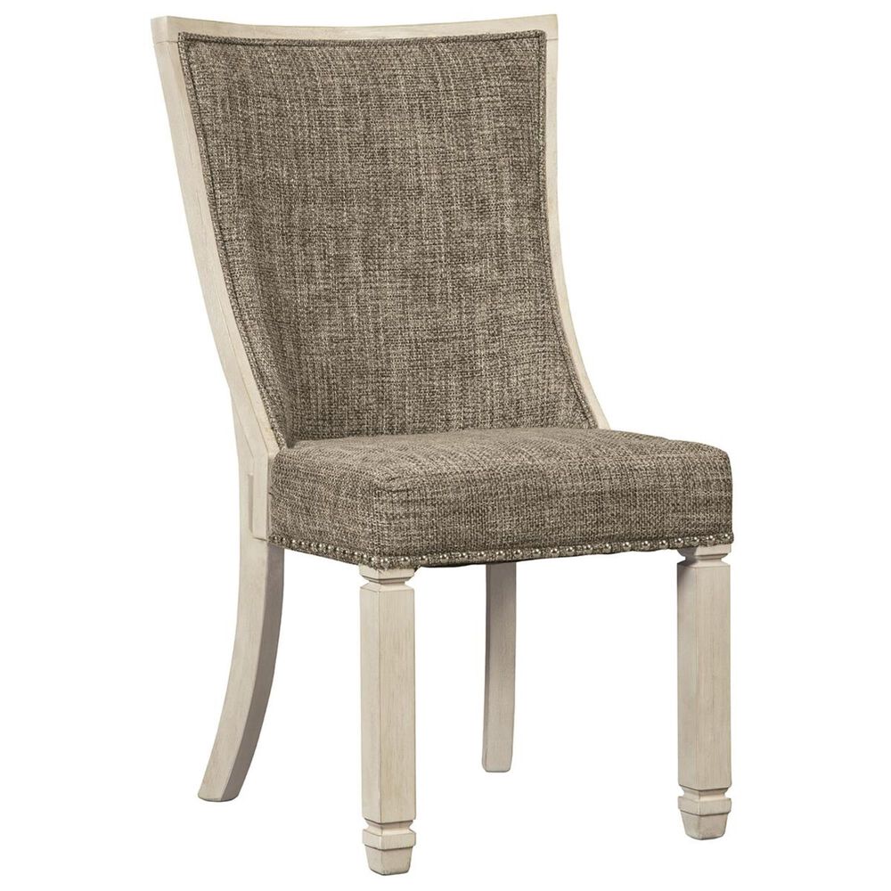 Signature Design by Ashley Bolanburg 6-Piece Dining Set in White and Weathered Oak, , large