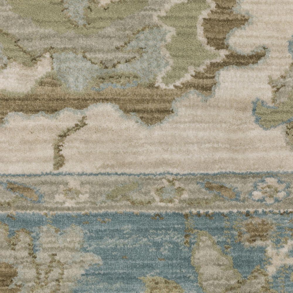 Oriental Weavers Maeve MAE10 Beige and Blue 3&#39;3&quot; x 5&#39; Area Rug, , large