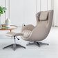 Osaki Bliss Vegan Leather Massage Ottoman in Taupe, , large