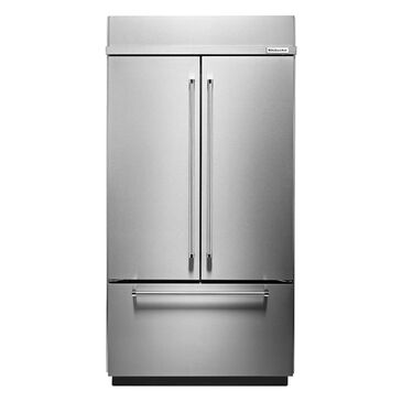 KitchenAid 24.2 Cu. Ft. Built-in French Door Refrigerator with Platinum Interior Design, , large