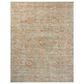 Loloi Heritage 12" x 12" Square Aqua and Terracotta Area Rug, , large