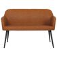 Lumisource Daniella Bench in Camel/Black, , large