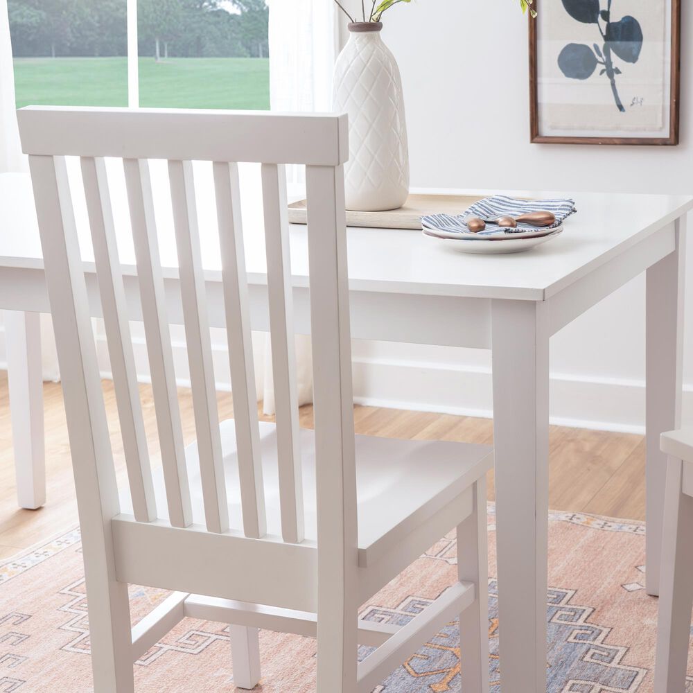 Linon Home Decor Percival Side Chair in White (Set of 2), , large