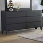 Loft District Metrica 6 Drawer Dresser in Softwelle Lava, , large