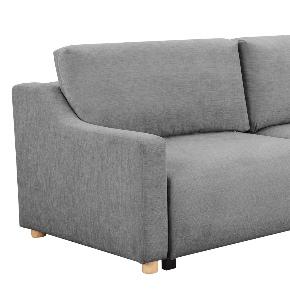 Lifestyle Solutions Glenmont Convertible Sofa in Grey, , large