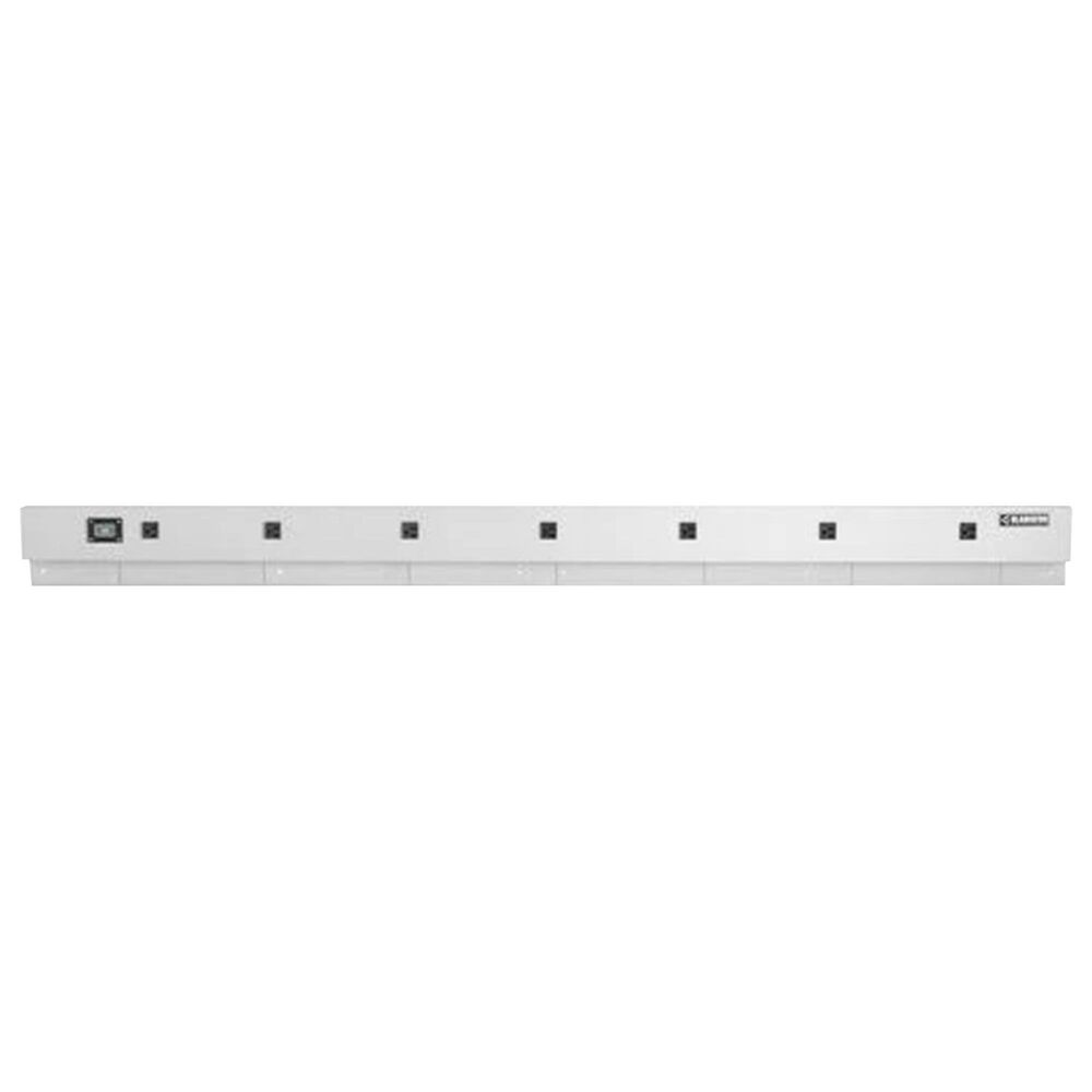 Gladiator 6" Wide 9-Outlet Workbench Powerstrip in White, , large