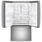GE Appliances 27.8 Cu. Ft. French Door Refrigerator with TwinChill Evaporators in Stainless Steel, , large