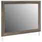 Ashley Elbrim 3-Piece Full Panel Bedroom Set in Weathered Brown, , large